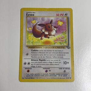 Pokémon TCG Eevee Jungle 51/64 Regular Unlimited Common **ITALIAN** Vintage Rare